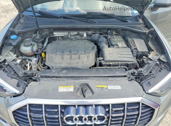 WA1AUCF3XM1102010 2021 AUDI Q3 Gray Widok komory silnika