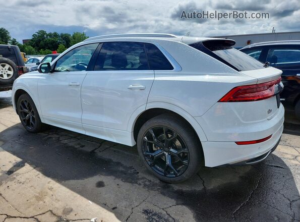 WA1AVAF14KD020463 2019 AUDI Q8 Белый Задняя левая четверть