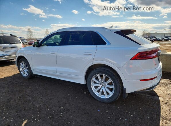 WA1AVAF16KD007343 2019 AUDI Q8 White Tył lewy