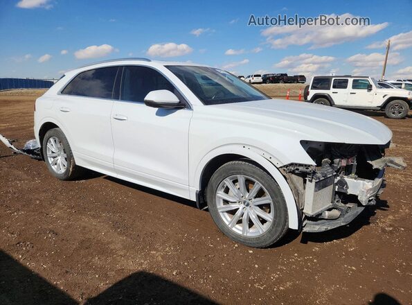WA1AVAF16KD007343 2019 AUDI Q8 White Przód prawy