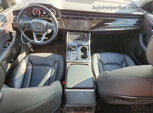 WA1AVAF16KD007343 2019 AUDI Q8 White Widok deski rozdzielczej