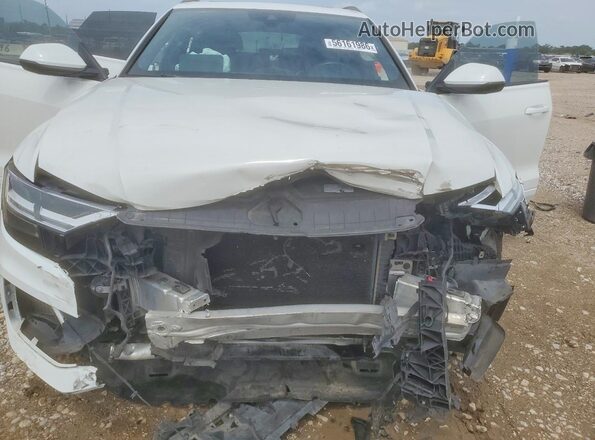 WA1AVAF17MD001375 2021 AUDI Q8 White Widok wnętrza z tyłu