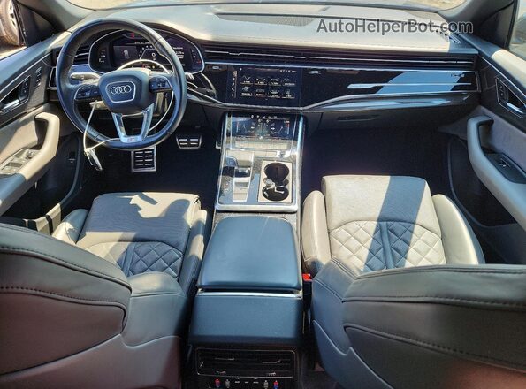 WA1AWAF13LD024552 2020 AUDI SQ8 Blue წინა პანელის ხედი