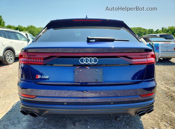 WA1AWAF13LD024552 2020 AUDI SQ8 Blue უკანა ხედი
