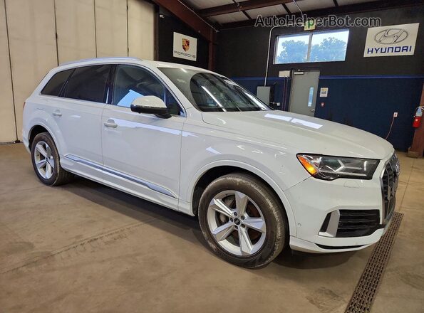 WA1AXAF72MD016963 2021 AUDI Q7 White წინა მარჯვენა