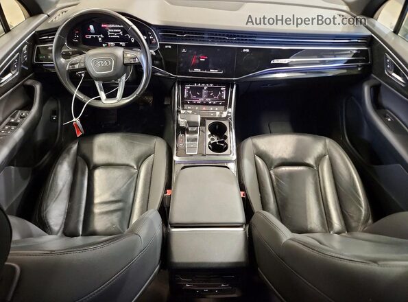 WA1AXAF72MD016963 2021 AUDI Q7 White წინა პანელის ხედი
