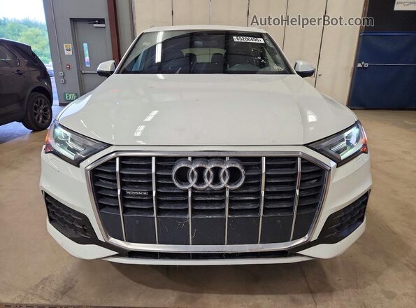 WA1AXAF72MD016963 2021 AUDI Q7 White წინა ხედი