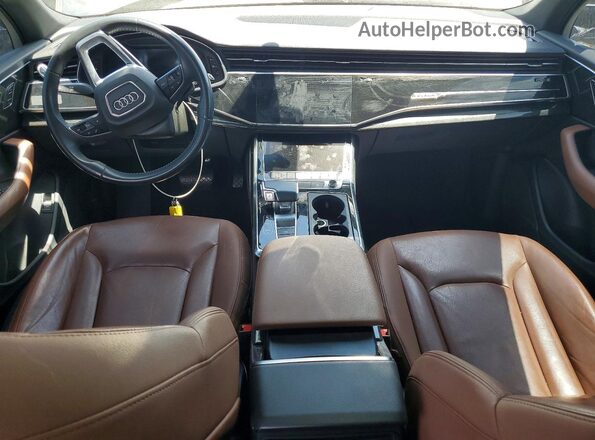 WA1AXAF73MD015417 2021 AUDI Q7 Charcoal Dashboard view