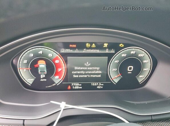 WA1B4AFY2S2056748 2025 AUDI SQ5 Gray Widok zestawu wskaźników