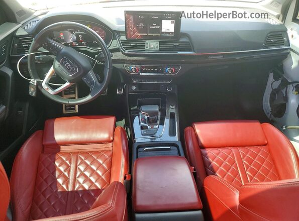 WA1B4AFY3M2104163 2021 AUDI SQ5 White წინა პანელის ხედი