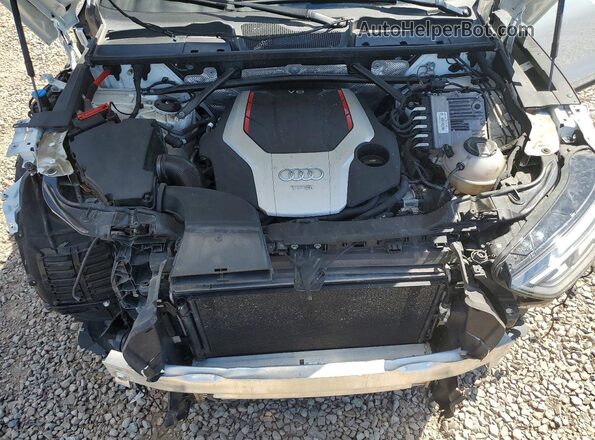 WA1B4AFY3M2104163 2021 AUDI SQ5 White ძრავის განყოფილების ხედი