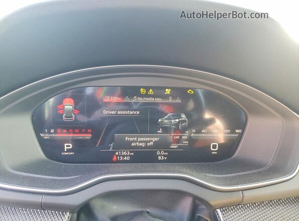 WA1B4AFY5R2050548 2024 AUDI SQ5 Black Սարքավորումների վահանակի տեսք