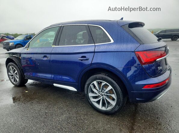 WA1BAAFY0M2016891 2021 AUDI Q5 Blue Tył lewy
