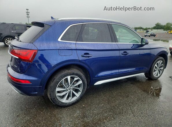 WA1BAAFY0M2016891 2021 AUDI Q5 Blue Tył prawy