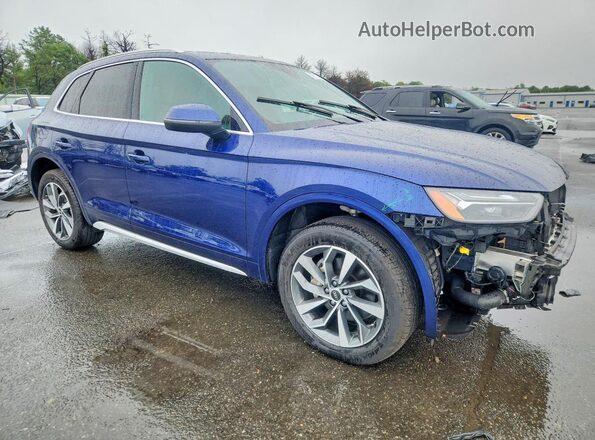WA1BAAFY0M2016891 2021 AUDI Q5 Blue Przód prawy
