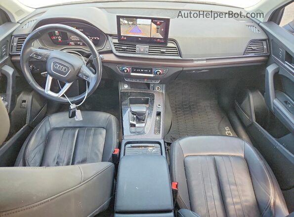 WA1BAAFY2M2030985 2021 AUDI Q5 White Widok deski rozdzielczej
