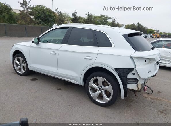 WA1BAAFY4M2020958 2021 AUDI Q5 White Trasero izquierdo