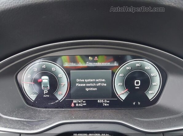 WA1BAAFY4M2020958 2021 AUDI Q5 White Vista de los asientos traseros