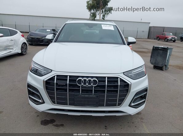 WA1BAAFY4M2020958 2021 AUDI Q5 White Vista del cuadro de instrumentos