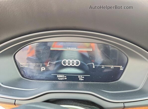 WA1BAAFY4M2051272 2021 AUDI Q5 White Vista del cuadro de instrumentos