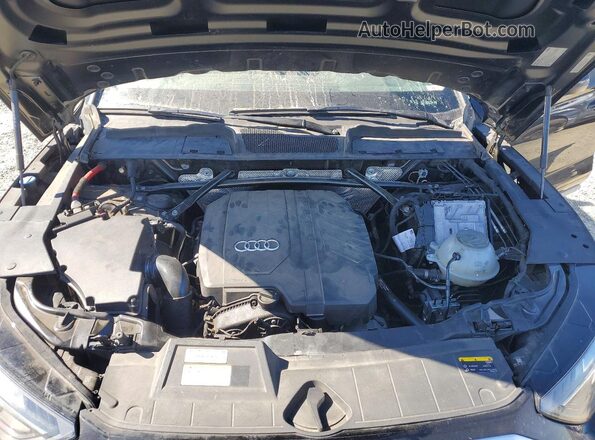 WA1BAAFY6M2105672 2021 AUDI Q5 Black ძრავის განყოფილების ხედი