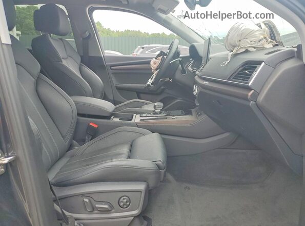WA1BBAFY2P2152313 2023 AUDI Q5 Charcoal Widok wnętrza z przodu