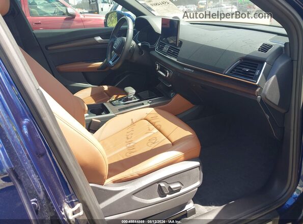 WA1BBAFY4P2166858 2023 AUDI Q5 Blue Widok wnętrza z przodu
