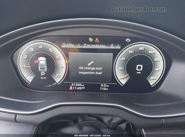 WA1BBAFY4P2166858 2023 AUDI Q5 Blue Widok tylnych siedzeń