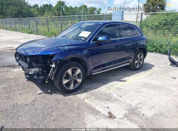 WA1BBAFY4P2166858 2023 AUDI Q5 Blue Przód lewy