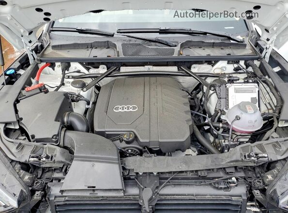 WA1BBAFY4S2032974 2025 AUDI Q5 White Vista del compartimento del motor