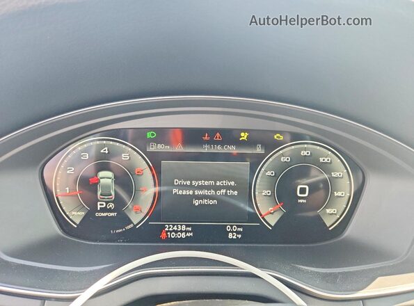 WA1BBAFY8R2043566 2024 AUDI Q5 White Vista del cuadro de instrumentos