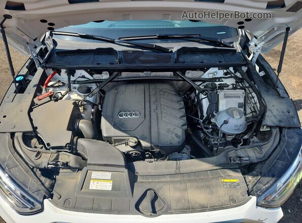 WA1BBAFY8R2043566 2024 AUDI Q5 White Vista del compartimento del motor