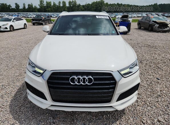 WA1BCCFS0JR023943 2018 AUDI Q3 White Widok z przodu