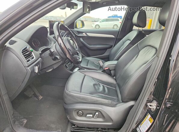WA1BCCFS0JR024042 2018 AUDI Q3 Black Front interior view
