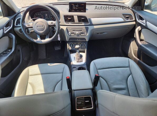 WA1BCCFS2HR013845 2017 AUDI Q3 Black წინა პანელის ხედი