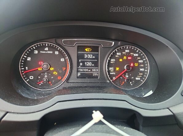 WA1BCCFS5JR010539 2018 AUDI Q3 Gray Instrument cluster view