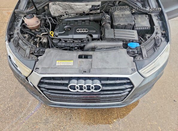 WA1BCCFS5JR010539 2018 AUDI Q3 Gray Engine compartment view