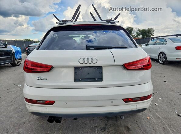 WA1BCCFS6HR016960 2017 AUDI Q3 White წინა სალონის ხედი
