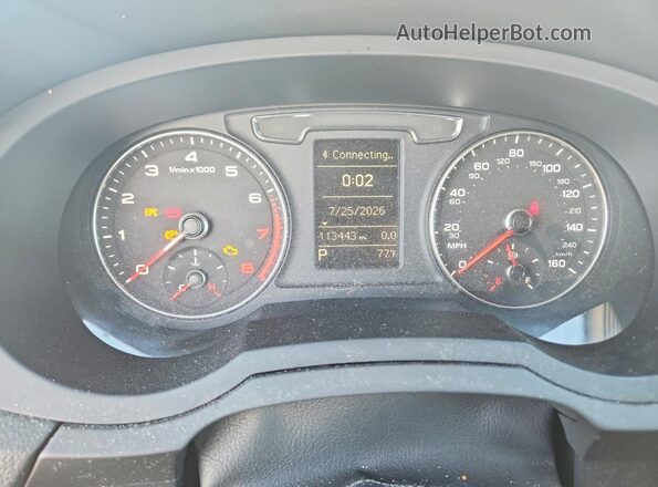 WA1BCCFS6HR016960 2017 AUDI Q3 White უკანა სავარძლების ხედი