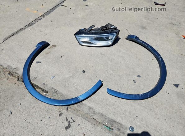WA1BCCFS7HR004364 2017 AUDI Q3 Blue VIN კოდის სტიკერის ხედი
