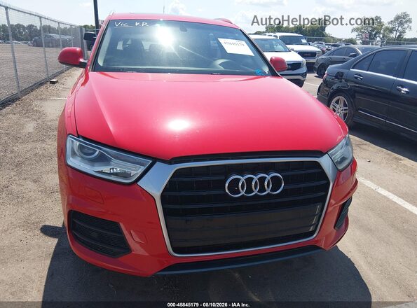 WA1BCCFS9HR014684 2017 AUDI Q3 Red Vista del cuadro de instrumentos