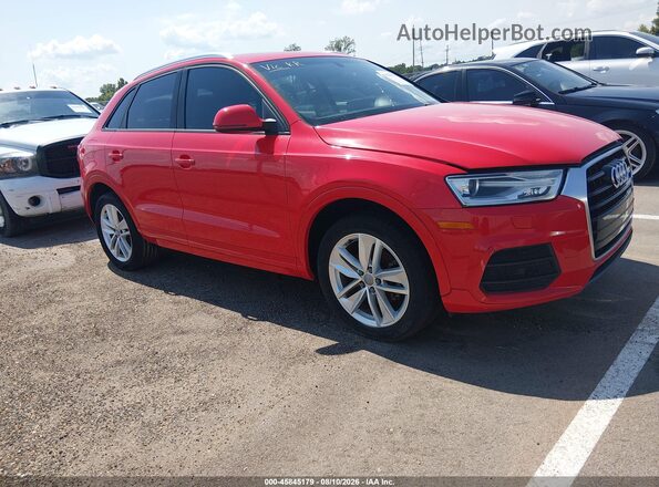 WA1BCCFS9HR014684 2017 AUDI Q3 Red Vista interior trasera