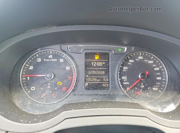 WA1BCCFSXHR017013 2017 AUDI Q3 Black Widok zestawu wskaźników