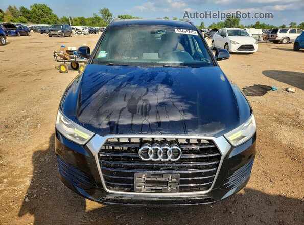 WA1BCCFSXJR006406 2018 AUDI Q3 Black Widok z przodu