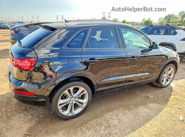 WA1BCCFSXJR006406 2018 AUDI Q3 Black Tył prawy