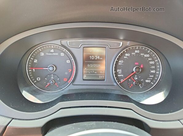 WA1BCCFSXJR006406 2018 AUDI Q3 Black Widok zestawu wskaźników