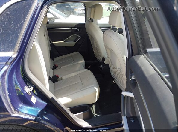 WA1BECF30L1102954 2020 AUDI Q3 Dark Blue VIN կոդի պիտակի տեսք