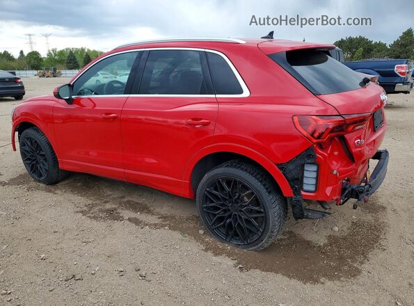 WA1BECF35K1085115 2019 AUDI Q3 Red Rear left