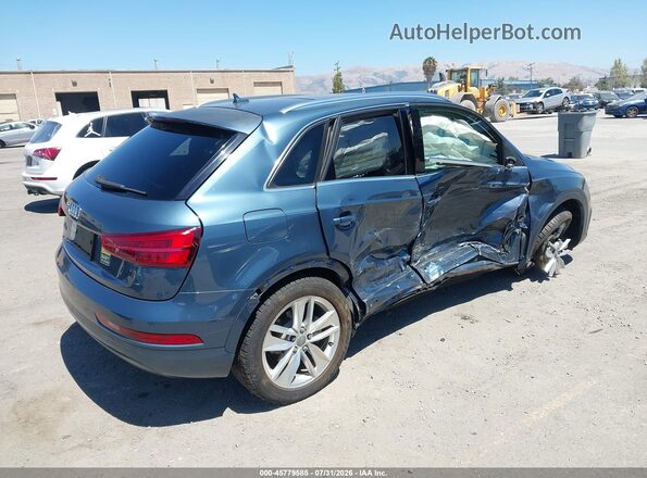 WA1BFCFS4GR013920 2016 AUDI Q3 Blue Հետևի աջ