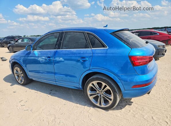 WA1BFCFS6GR008962 2016 AUDI Q3 Blue Հետևի ձախ